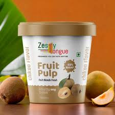 Chikoo pulp product showcase