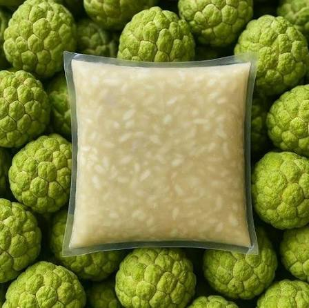 Custard Apple pulp product showcase