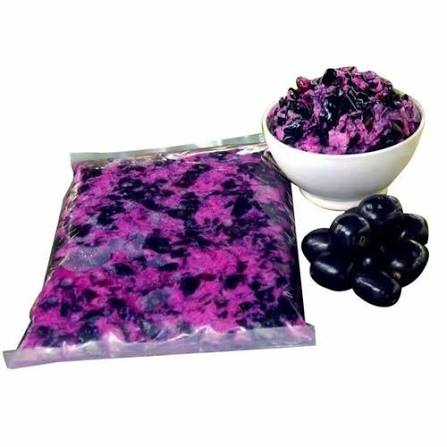 Jamun pulp product showcase
