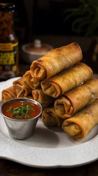 Paneer Spring Roll product showcase
