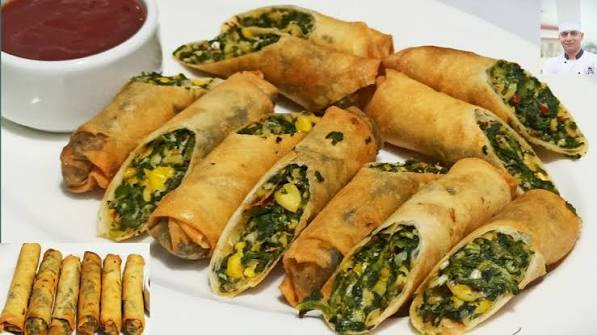 Spinach cheese Rolls product showcase
