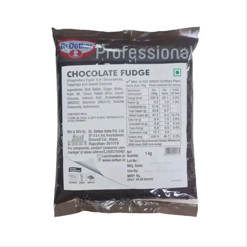 Chocolate Fudge product showcase