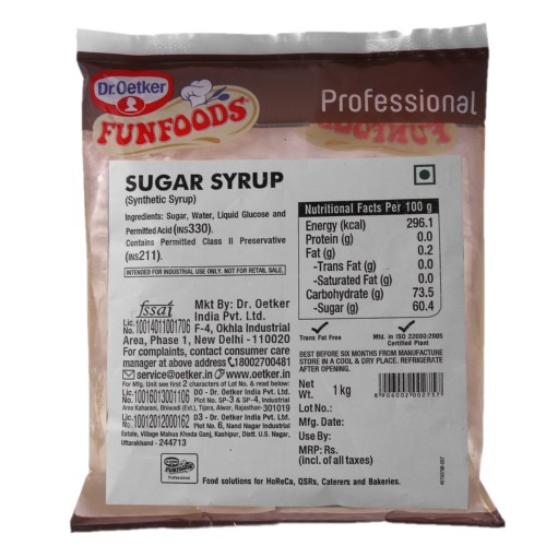Sugar Syrup product showcase