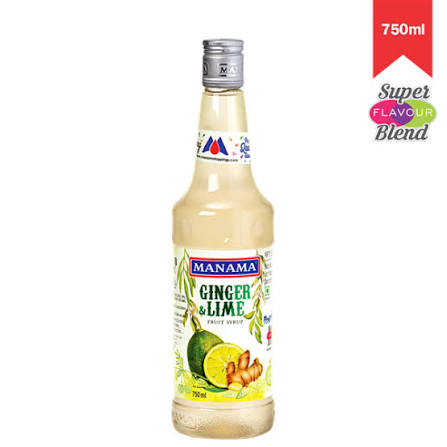 Ginger & Lime Syrup product showcase