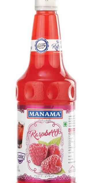 Raspberry Syrup product showcase