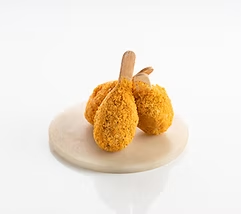 Vegan chicken lolipop product showcase