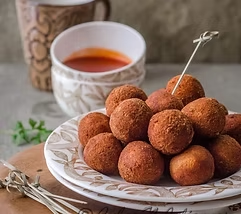 Vegan kheema ball product showcase